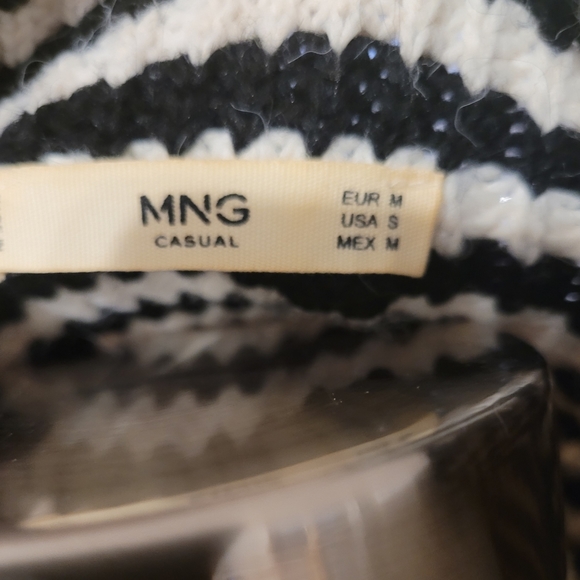 MANGO Striped Button Sweater - Picture 5 of 5